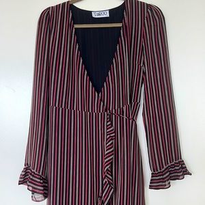 Maxi warp dress size Small